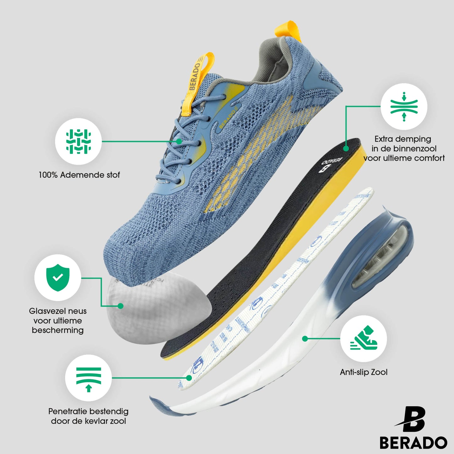 werkschoenen / sportief en veilig